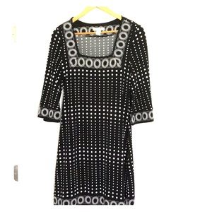 White House Black Market polka dot dress size S